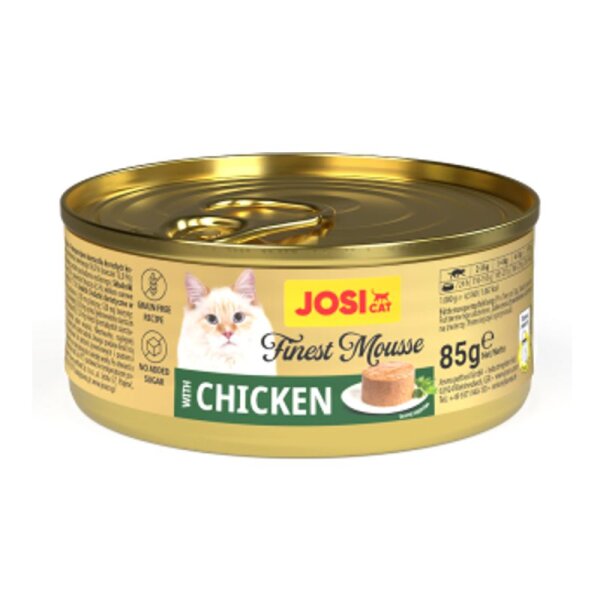 JosiCat Finest Mousse Huhn 85 gr Dose