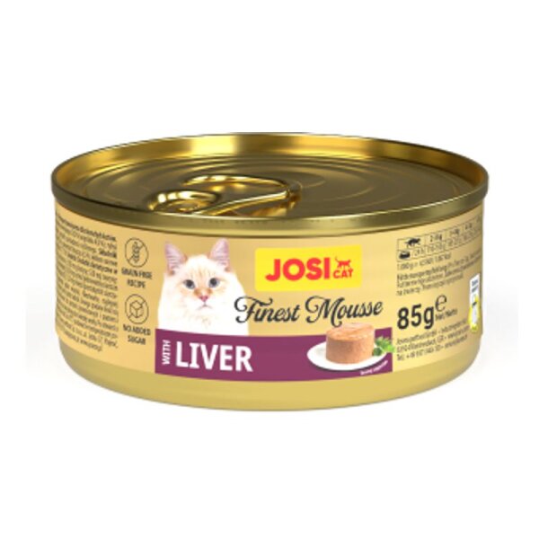 JosiCat Finest Mousse Leber 85 gr Dose