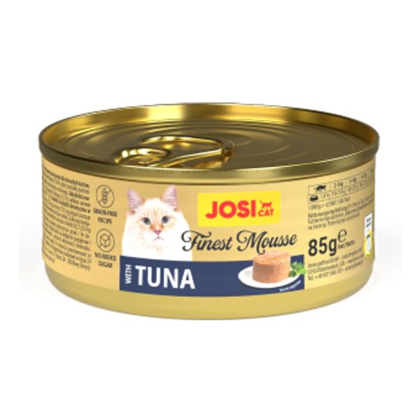 JosiCat Finest Mousse Thunfisch 85 gr Dose