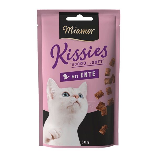 Miamor Leckerli weich Kissies Ente 50 gr