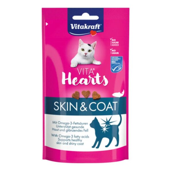 Cat Vita Hearts Skin & Coat Lachs 40 gr