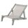 Outdoor Strandstuhl Holz 33 x 37 x 51 cm grau